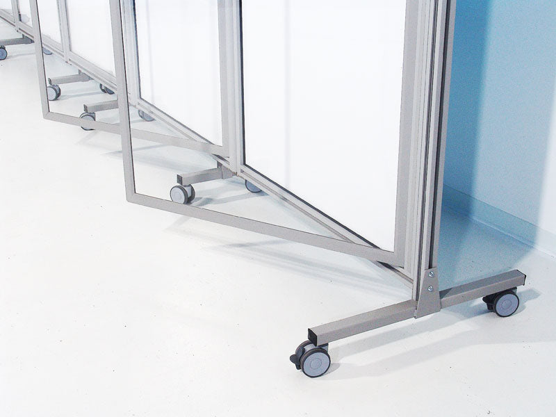 Bacheca autoportante su ruote fondo TESSILE MD-ALBAFE-D2R