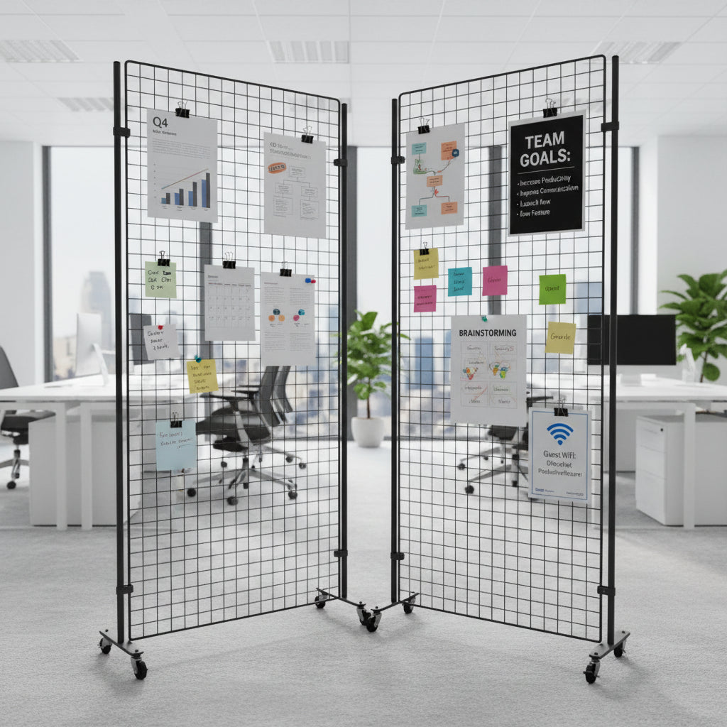 Griglia espositiva su ruote MD-GRR20