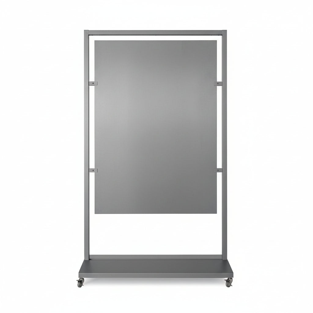 Pannello espositivo su ruote linea SIDEROS MD-PN12R