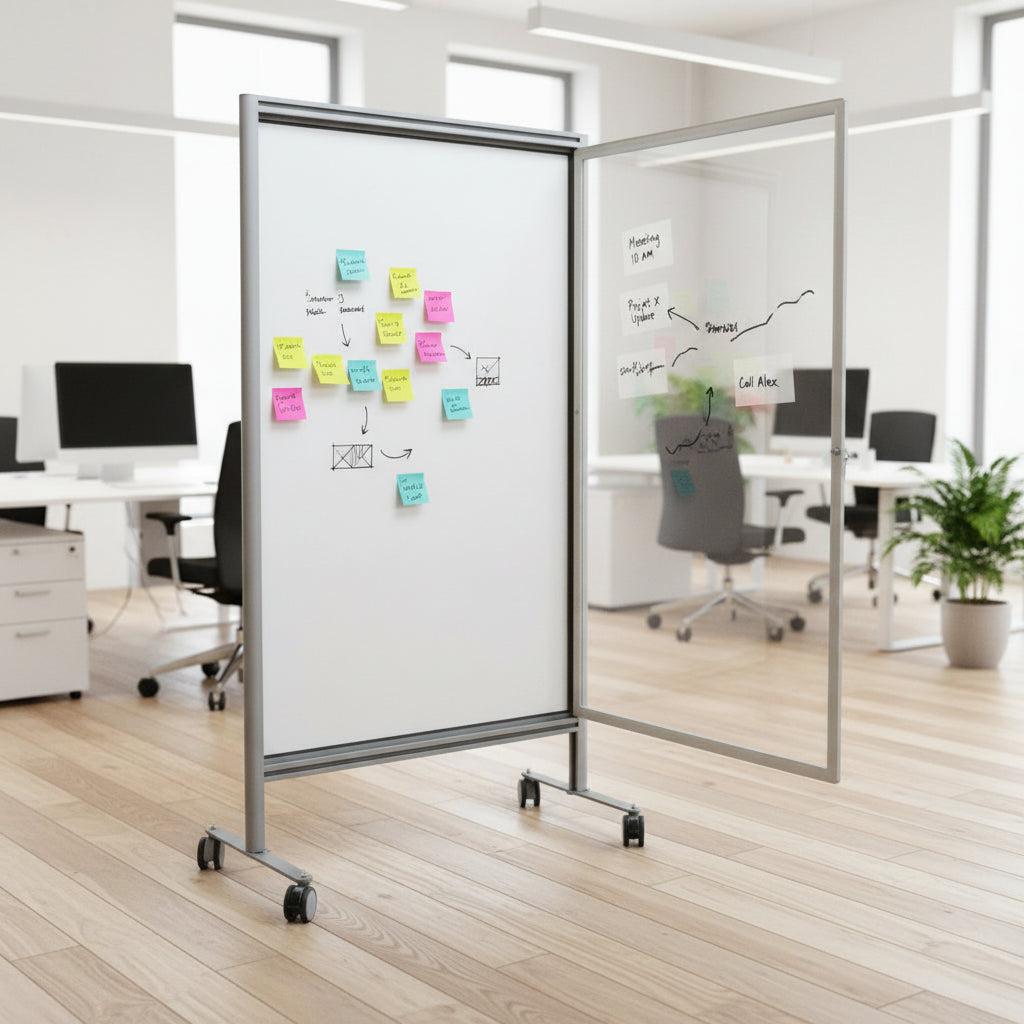 Bacheca autoportante su ruote MD-ALBAM-D2R