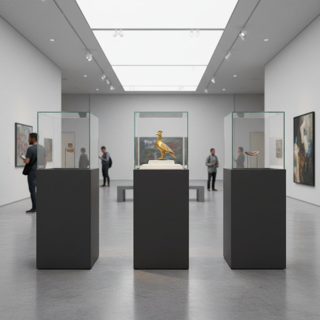 Vetrina espositiva ad isola linea THECA MD-VTT50