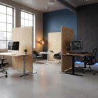 EXPOX Full Trunk | Pannello in Legno OSB Tutta Altezza con Piantane Circolari Eco-Design