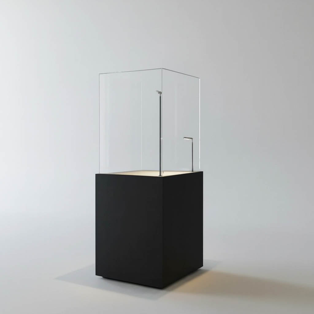 MD-VTT60 Vetrina espositiva ad isola linea THECA