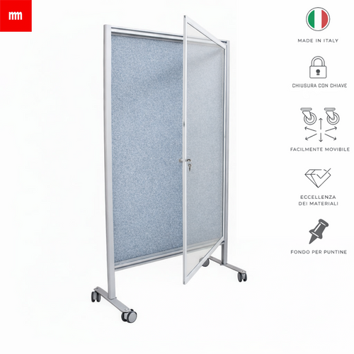 BACHECA CON FONDO IN FELTRO PER SPAZI PUBLICI E PRIVATI. FONDO IN FELTRO PER APPENDERE FOGLI ECC.